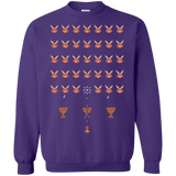 Sweatshirts Purple / Small Space Rabbits Crewneck Sweatshirt