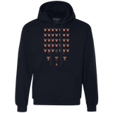 Sweatshirts Navy / Small Space Rabbits Premium Fleece Hoodie