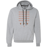Sweatshirts Sport Grey / Small Space Rabbits Premium Fleece Hoodie