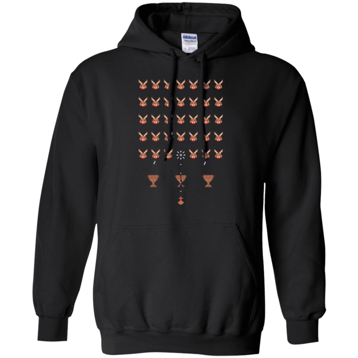 Sweatshirts Black / Small Space Rabbits Pullover Hoodie