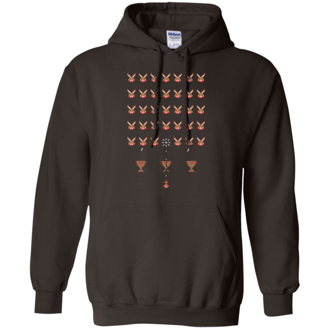 Sweatshirts Dark Chocolate / Small Space Rabbits Pullover Hoodie