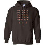 Sweatshirts Dark Chocolate / Small Space Rabbits Pullover Hoodie