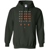 Sweatshirts Forest Green / Small Space Rabbits Pullover Hoodie