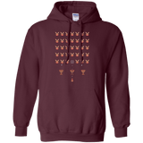 Sweatshirts Maroon / Small Space Rabbits Pullover Hoodie