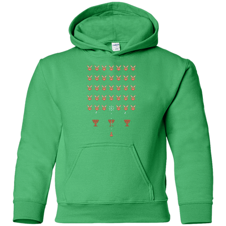 Sweatshirts Irish Green / YS Space Rabbits Youth Hoodie