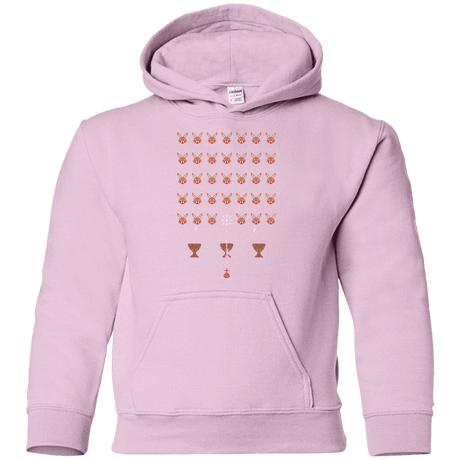 Sweatshirts Light Pink / YS Space Rabbits Youth Hoodie