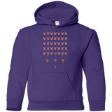 Sweatshirts Purple / YS Space Rabbits Youth Hoodie