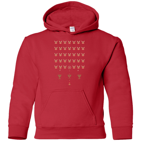 Sweatshirts Red / YS Space Rabbits Youth Hoodie