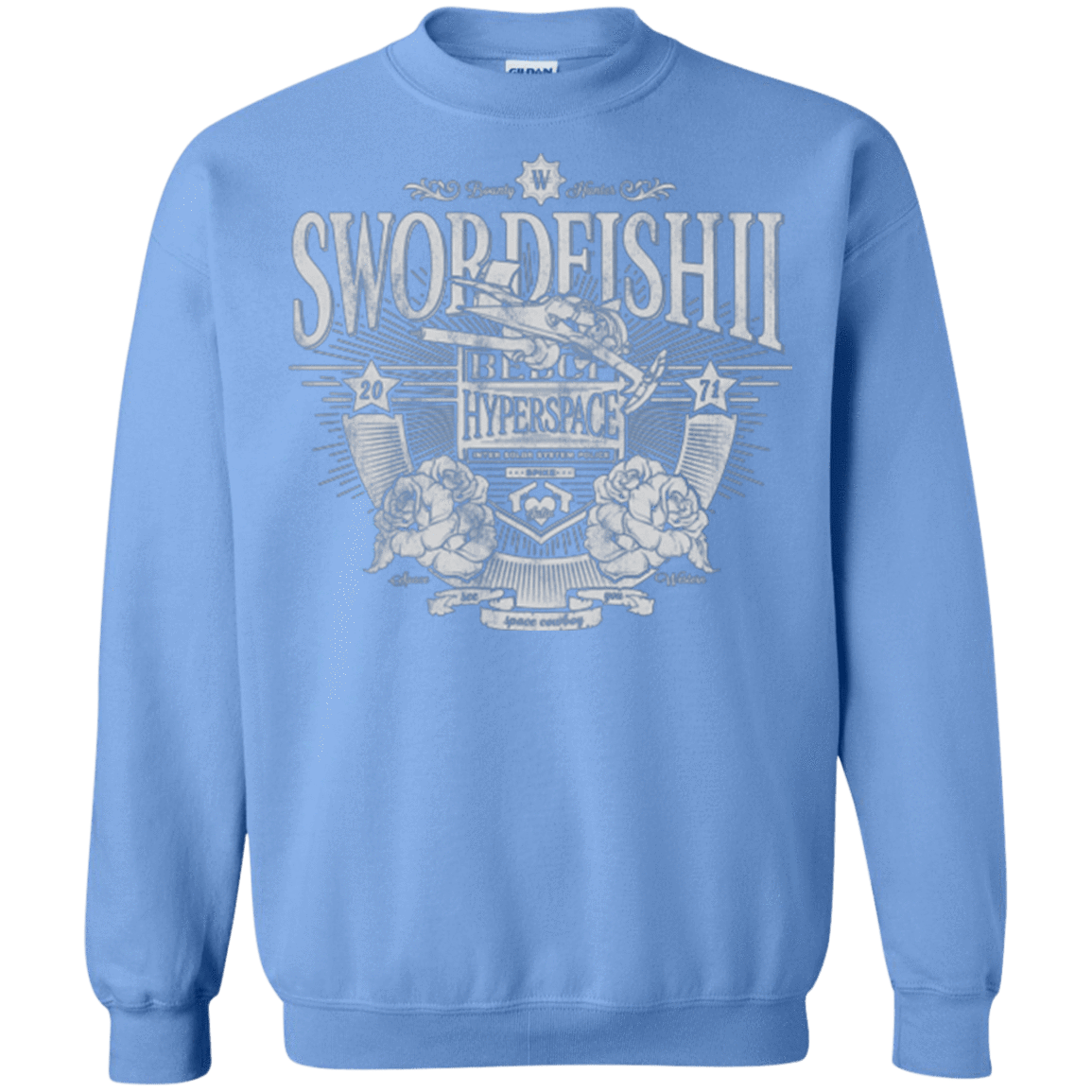 Sweatshirts Carolina Blue / Small Space Western Crewneck Sweatshirt