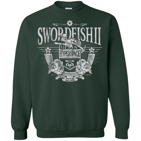Sweatshirts Forest Green / Small Space Western Crewneck Sweatshirt