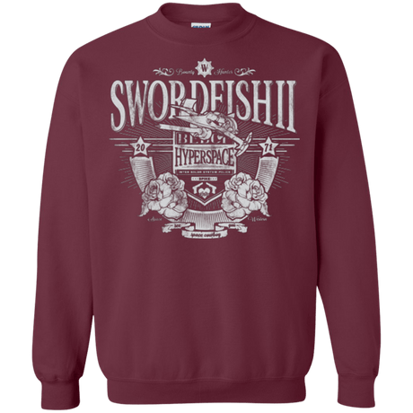 Sweatshirts Maroon / Small Space Western Crewneck Sweatshirt