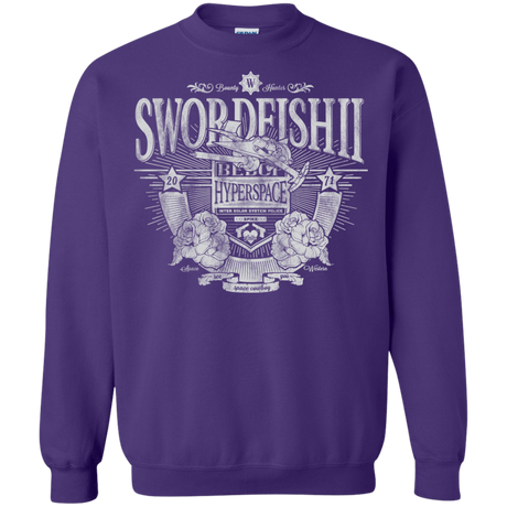 Sweatshirts Purple / S Space Western Crewneck Sweatshirt