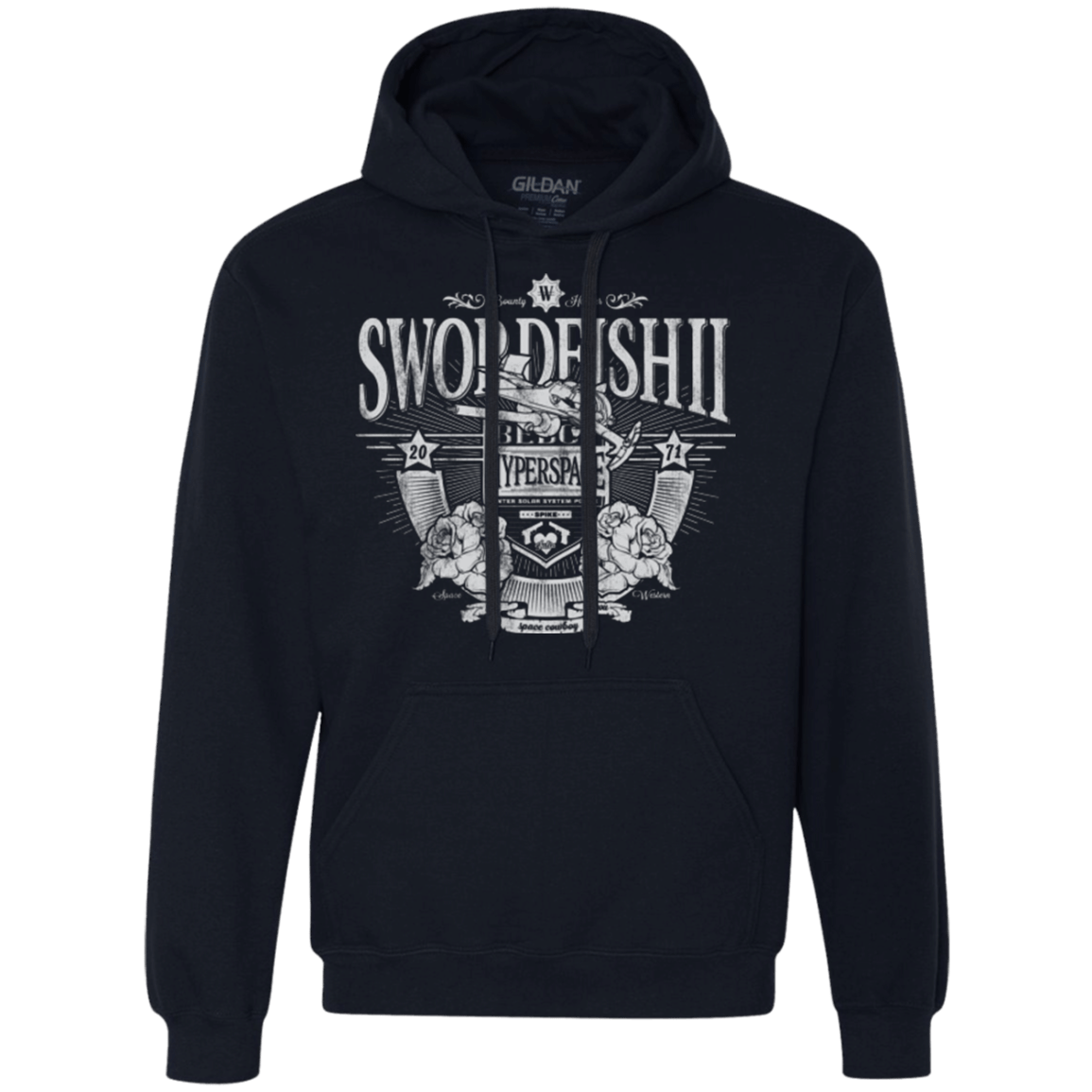 Sweatshirts Navy / Small Space Western Premium Fleece Hoodie