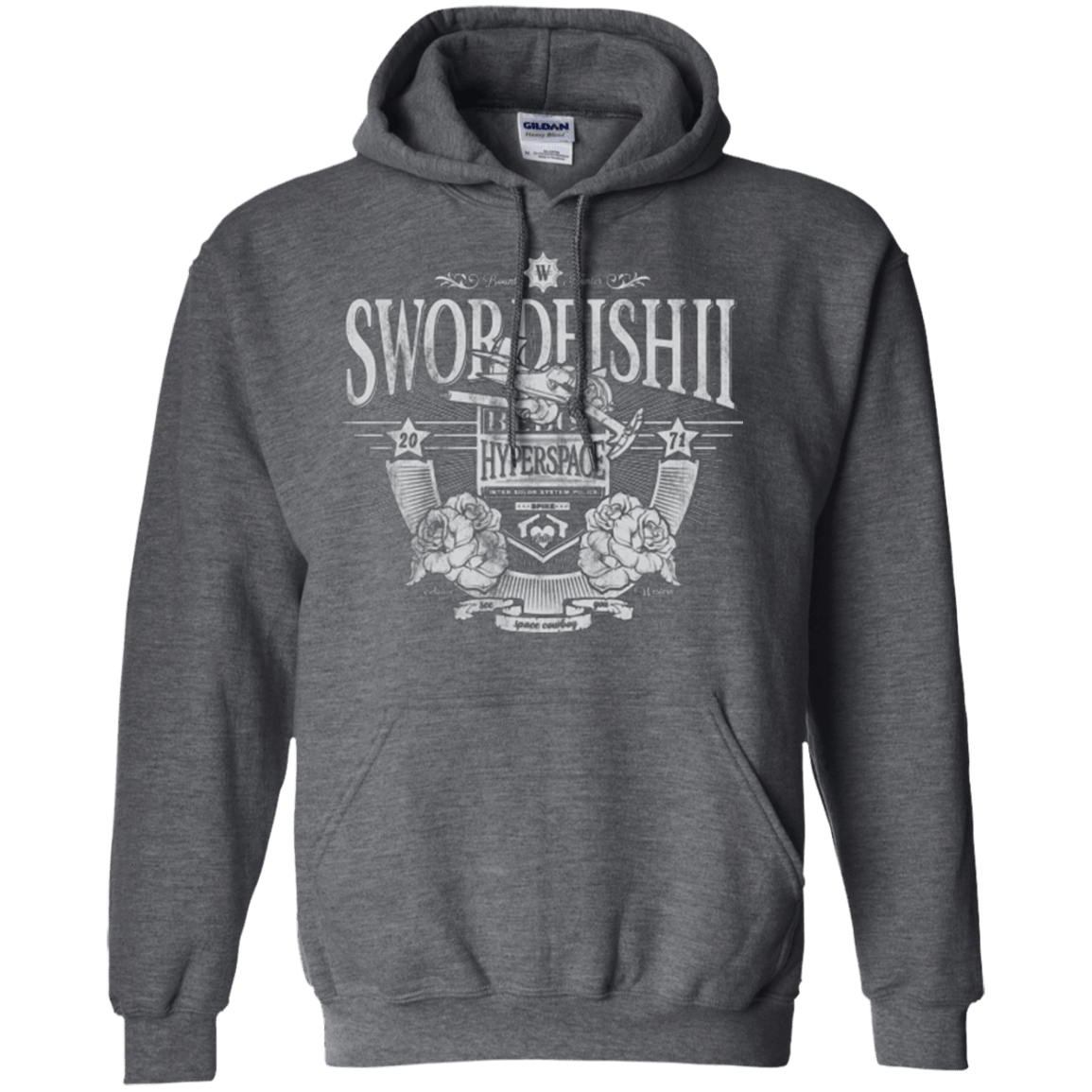 Sweatshirts Dark Heather / Small Space Western Pullover Hoodie