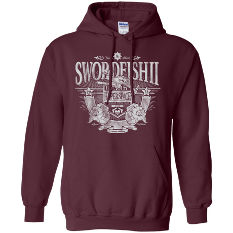 Sweatshirts Maroon / S Space Western Pullover Hoodie
