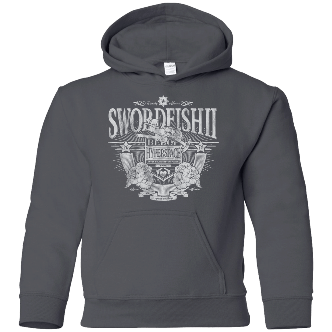 Sweatshirts Charcoal / YS Space Western Youth Hoodie