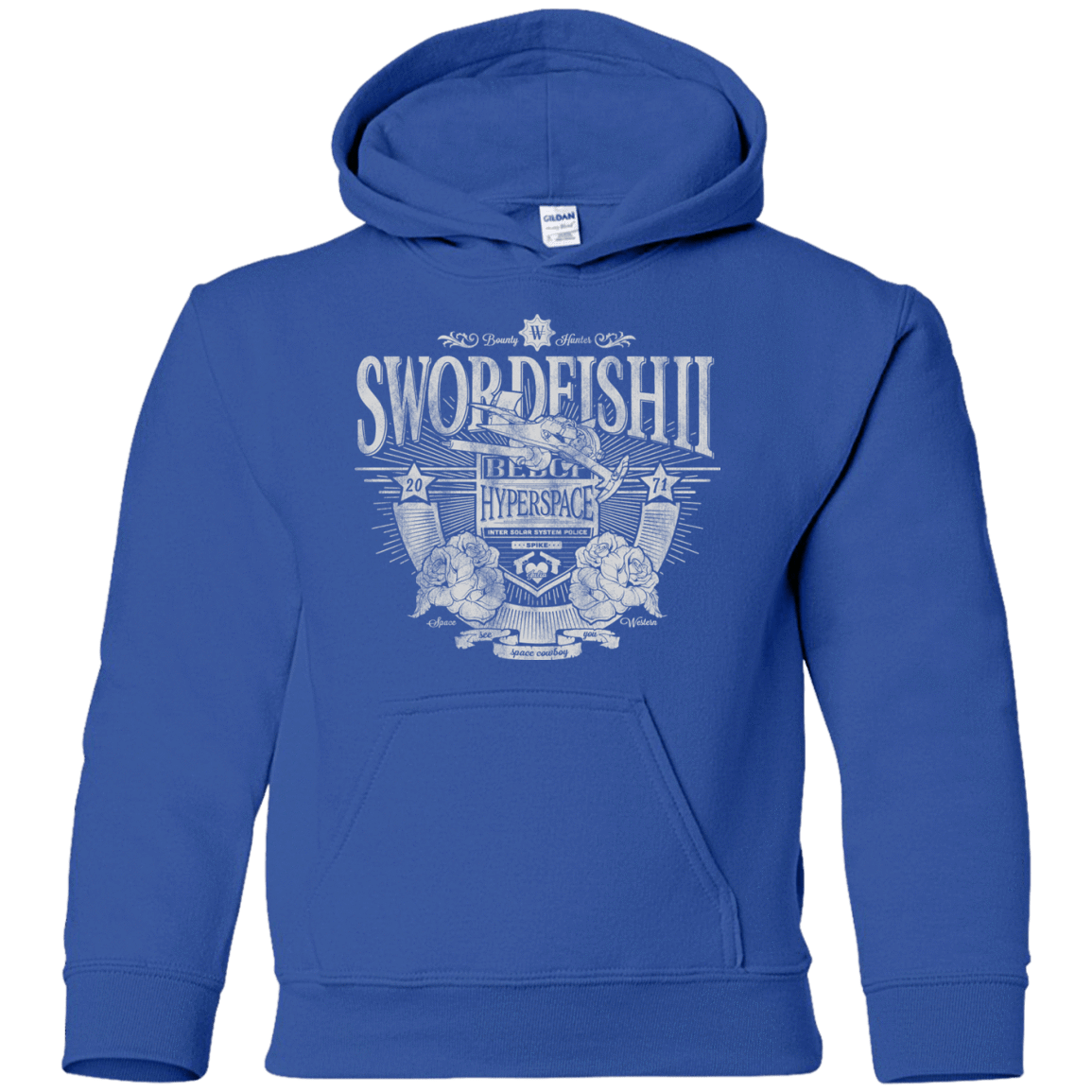 Sweatshirts Royal / YS Space Western Youth Hoodie