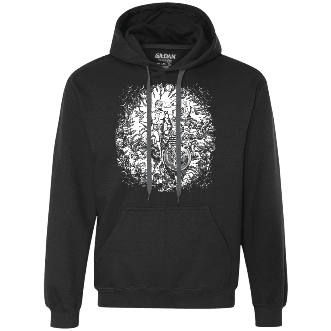 Sweatshirts Black / S Spaceman Premium Fleece Hoodie