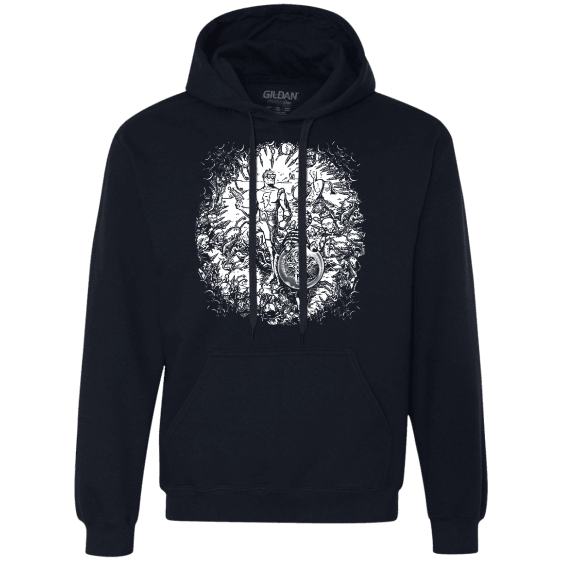 Sweatshirts Navy / S Spaceman Premium Fleece Hoodie