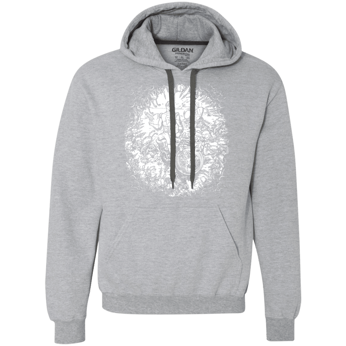 Sweatshirts Sport Grey / S Spaceman Premium Fleece Hoodie