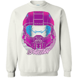 Sweatshirts White / Small Spartan Helmet 80's Crewneck Sweatshirt