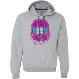 Sweatshirts Sport Grey / Small Spartan Helmet 80's Premium Fleece Hoodie