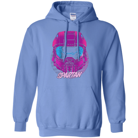 Sweatshirts Carolina Blue / Small Spartan Helmet 80's Pullover Hoodie