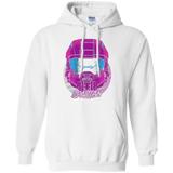 Sweatshirts White / Small Spartan Helmet 80's Pullover Hoodie