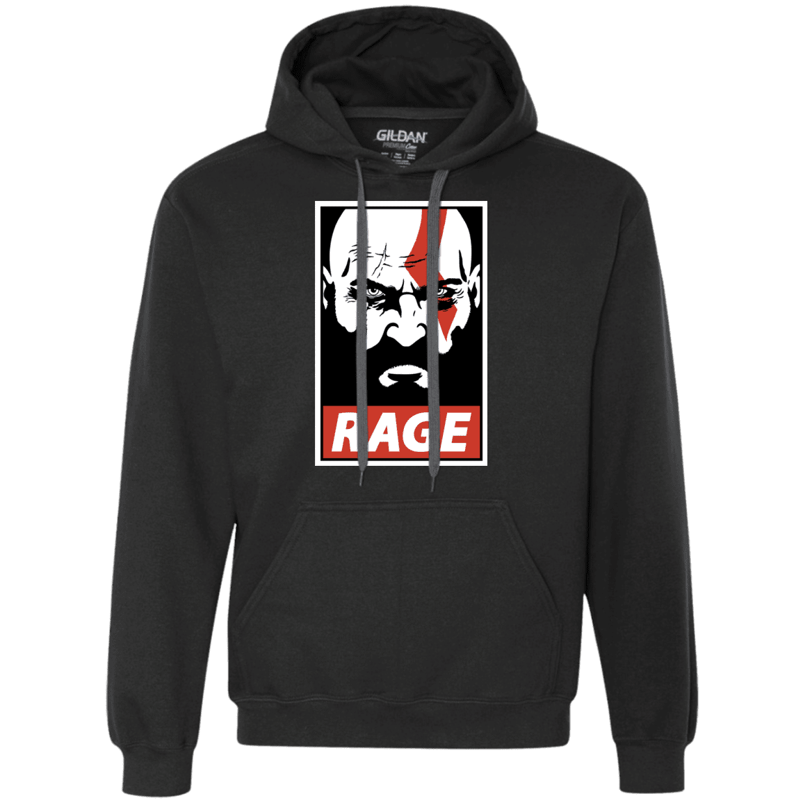 Sweatshirts Black / S Spartan Rage Premium Fleece Hoodie