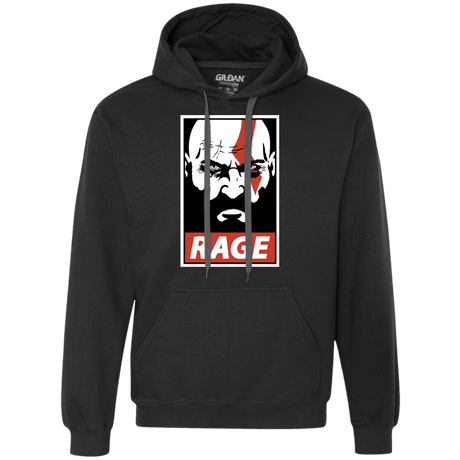 Sweatshirts Black / S Spartan Rage Premium Fleece Hoodie