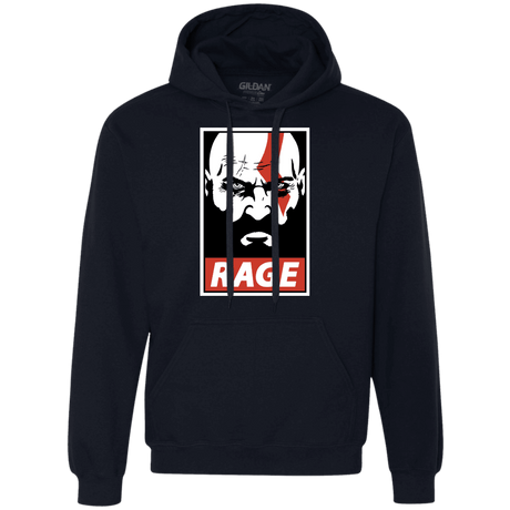 Sweatshirts Navy / S Spartan Rage Premium Fleece Hoodie