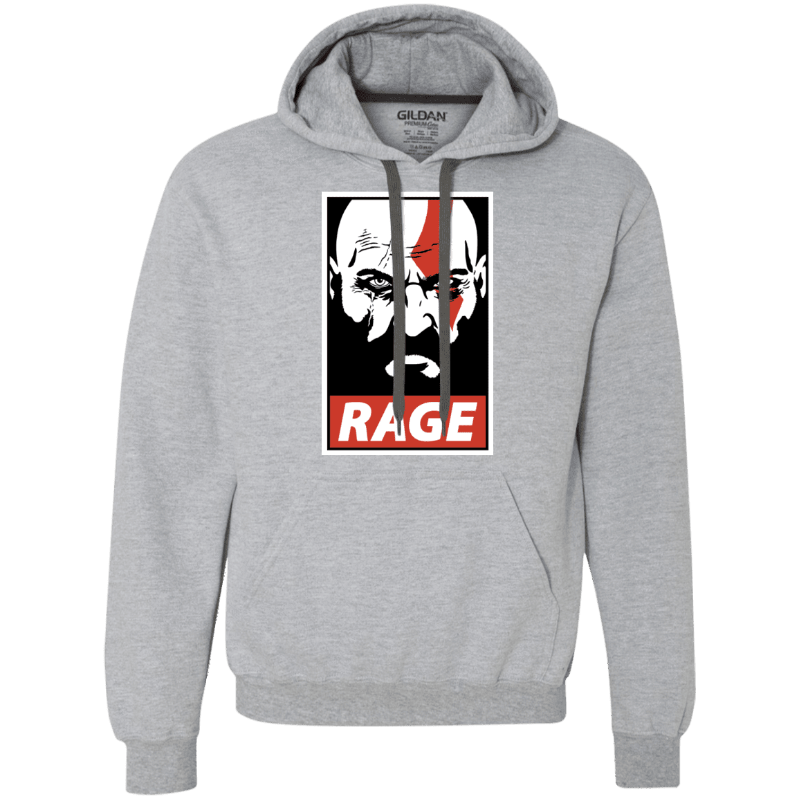 Sweatshirts Sport Grey / S Spartan Rage Premium Fleece Hoodie