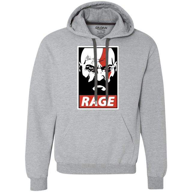 Sweatshirts Sport Grey / S Spartan Rage Premium Fleece Hoodie