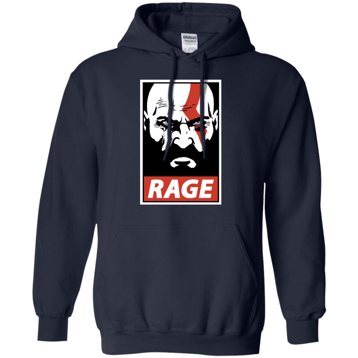 Sweatshirts Navy / S Spartan Rage Pullover Hoodie