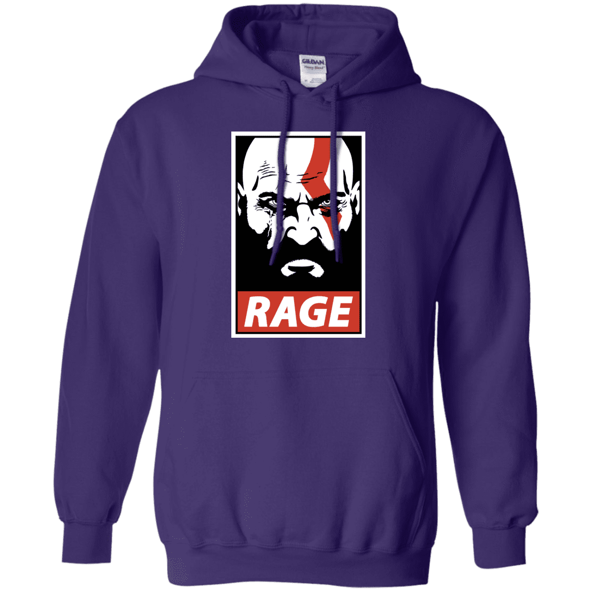 Sweatshirts Purple / S Spartan Rage Pullover Hoodie