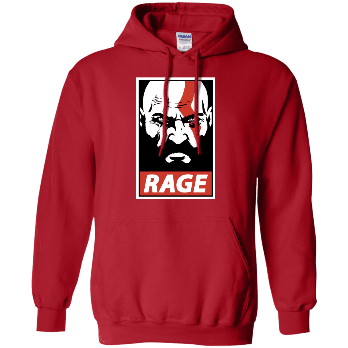 Sweatshirts Red / S Spartan Rage Pullover Hoodie