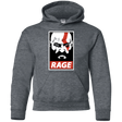 Sweatshirts Dark Heather / YS Spartan Rage Youth Hoodie