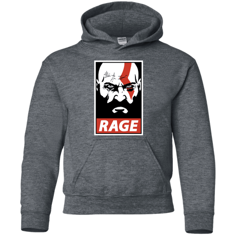 Sweatshirts Dark Heather / YS Spartan Rage Youth Hoodie