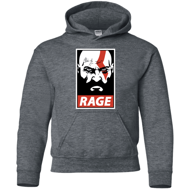 Sweatshirts Dark Heather / YS Spartan Rage Youth Hoodie