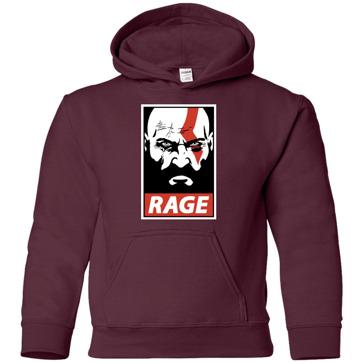 Sweatshirts Maroon / YS Spartan Rage Youth Hoodie