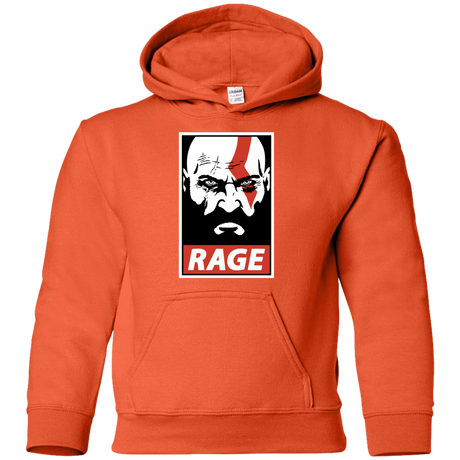 Sweatshirts Orange / YS Spartan Rage Youth Hoodie