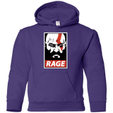 Sweatshirts Purple / YS Spartan Rage Youth Hoodie