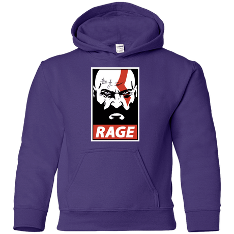 Sweatshirts Purple / YS Spartan Rage Youth Hoodie