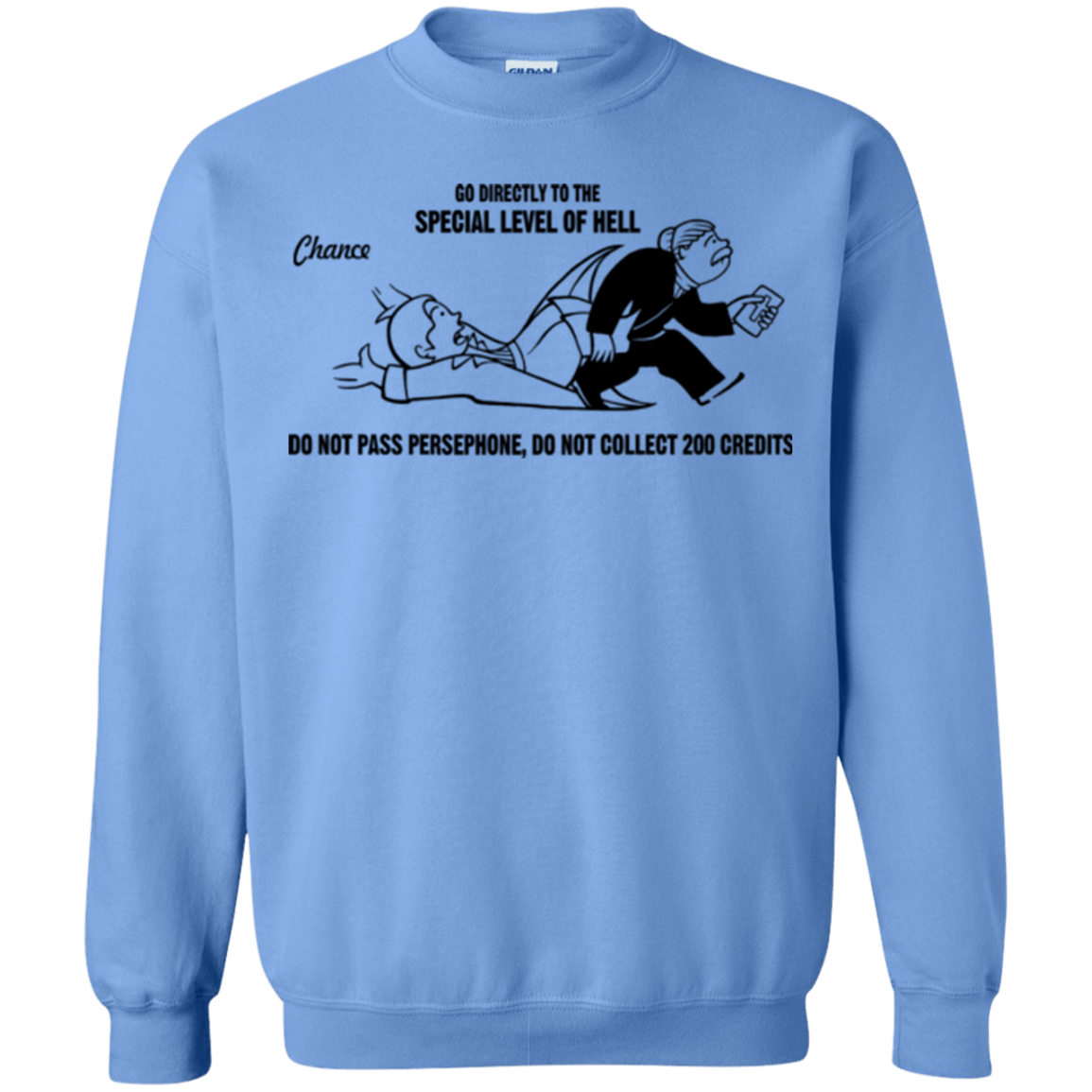 Sweatshirts Carolina Blue / Small Special Level of Hell Crewneck Sweatshirt