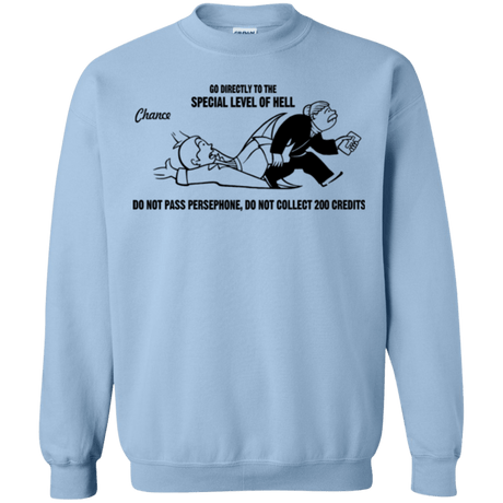 Sweatshirts Light Blue / Small Special Level of Hell Crewneck Sweatshirt