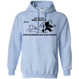 Sweatshirts Light Blue / Small Special Level of Hell Pullover Hoodie