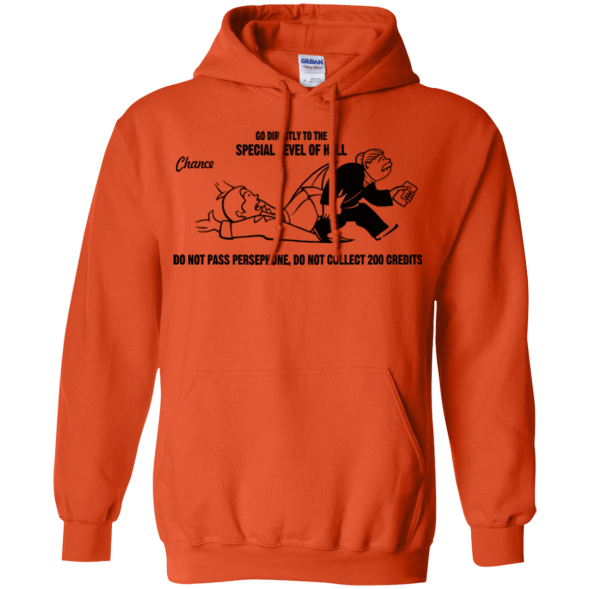 Sweatshirts Orange / Small Special Level of Hell Pullover Hoodie