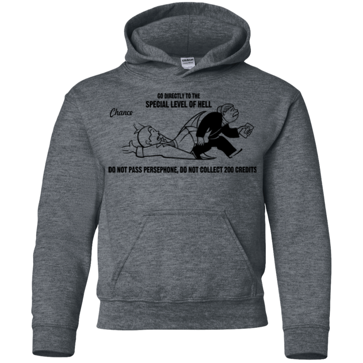 Sweatshirts Dark Heather / YS Special Level of Hell Youth Hoodie