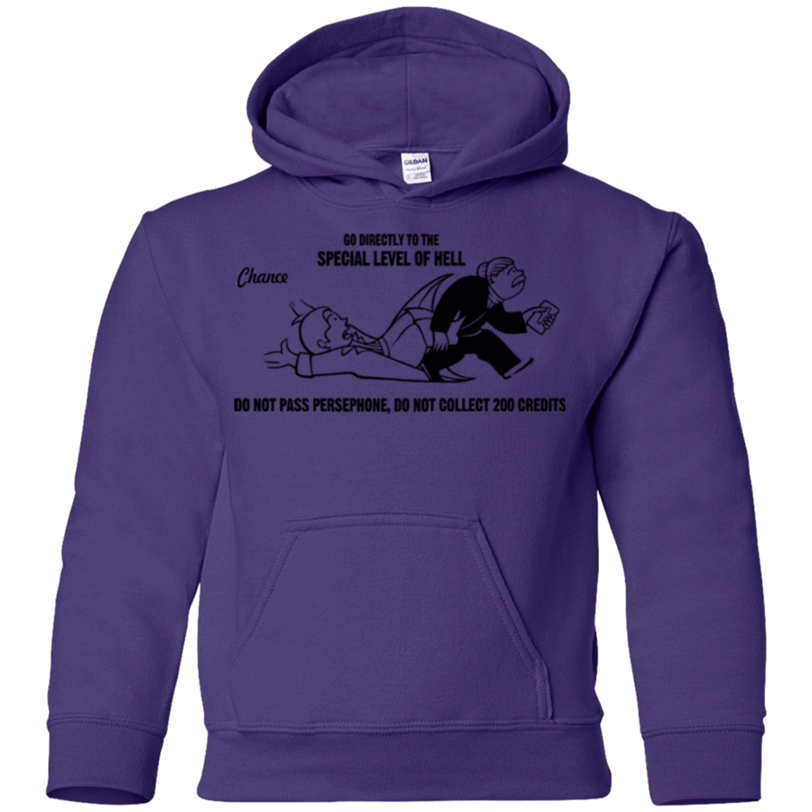 Sweatshirts Purple / YS Special Level of Hell Youth Hoodie