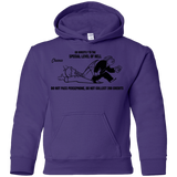 Sweatshirts Purple / YS Special Level of Hell Youth Hoodie